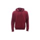Burgundy Unisex Basic Plain Hoodie(酒红色男女皆宜的朴素卫衣)