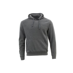 Dark Grey Unisex Basic Plain Hoodie(深灰色男女皆宜的普通卫衣)