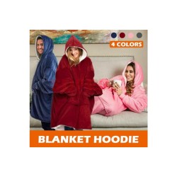 Ultra Plush Sweatshirt Fleece Warm Blanket Hoodie(超长毛绒运动衫羊毛保暖毛毯卫衣)