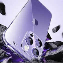  Apple 14 mobile phone case protective case, transparent ice crystal air bag, ultra-thin anti-fall lens full package 【Top matching】 Ice crystal ultra-transparent丨 with tempered film iPhone14Pro 6.1 inches