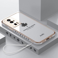  Redmi K60 phone case Xiaomi K60pro protection 5G new silicone case redmik lens all-inclusive anti [mint green] side creative maple leaf model + lanyard Redmi K60