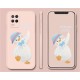  OPPO K9x 5G Phone Case PGCM10 All Inclusive Anti-Drop Protection Case Men's and Women's Cartoon Silicone Matte Soft Case Lavender Gray - Lanting Beauty + Hand Strap OPPO K9x 5G