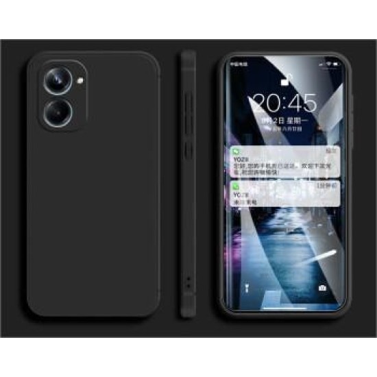 Suitable for Realme10Pro Phone Case RMX3687 Protective Case Realme 10Pro All Inclusive Straight Side Anti Fall Silicone Soft Case Cartoon Cute Personality Granny Gray - Astronaut + Tempered Film