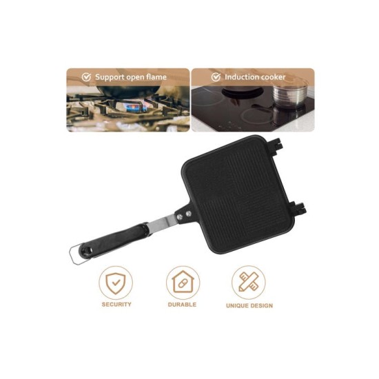 Sandwich Maker Frying Pan Double Sided Grilled Cheese Griller（三明治机煎锅双面烤奶酪烤炉）