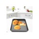2 Pcs Pizza Plate Roasting Pan Baking Pans Non-stick Carbon Steel Bakeware Tray（2个披萨盘，烤盘，烤盘，不粘碳钢烤盘）