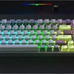 Tarantula (AULA) F98 mechanical keyboard wireless 2.4G/wired/Bluetooth triple mode Customized RGB hot-swappable 98 gaming gaming keyboards Summer Blue Tide