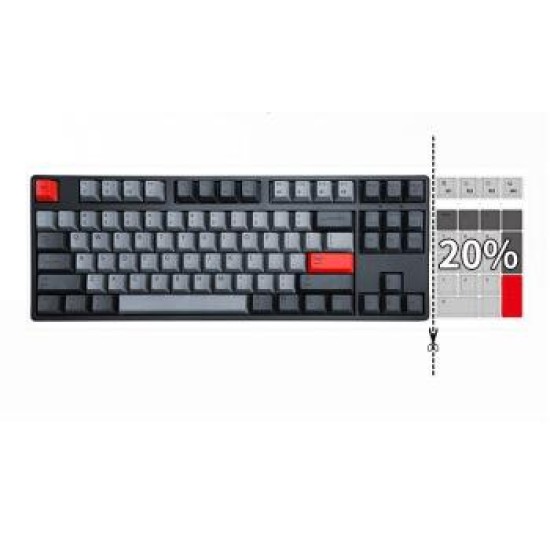 Tarantula (AULA) F87 Customized Mechanical Keyboard Full Key Hot Swap gasket structure three-mode wireless bluetooth gaming office keyboard Star Trek-three-mode-ashwood shaft V3